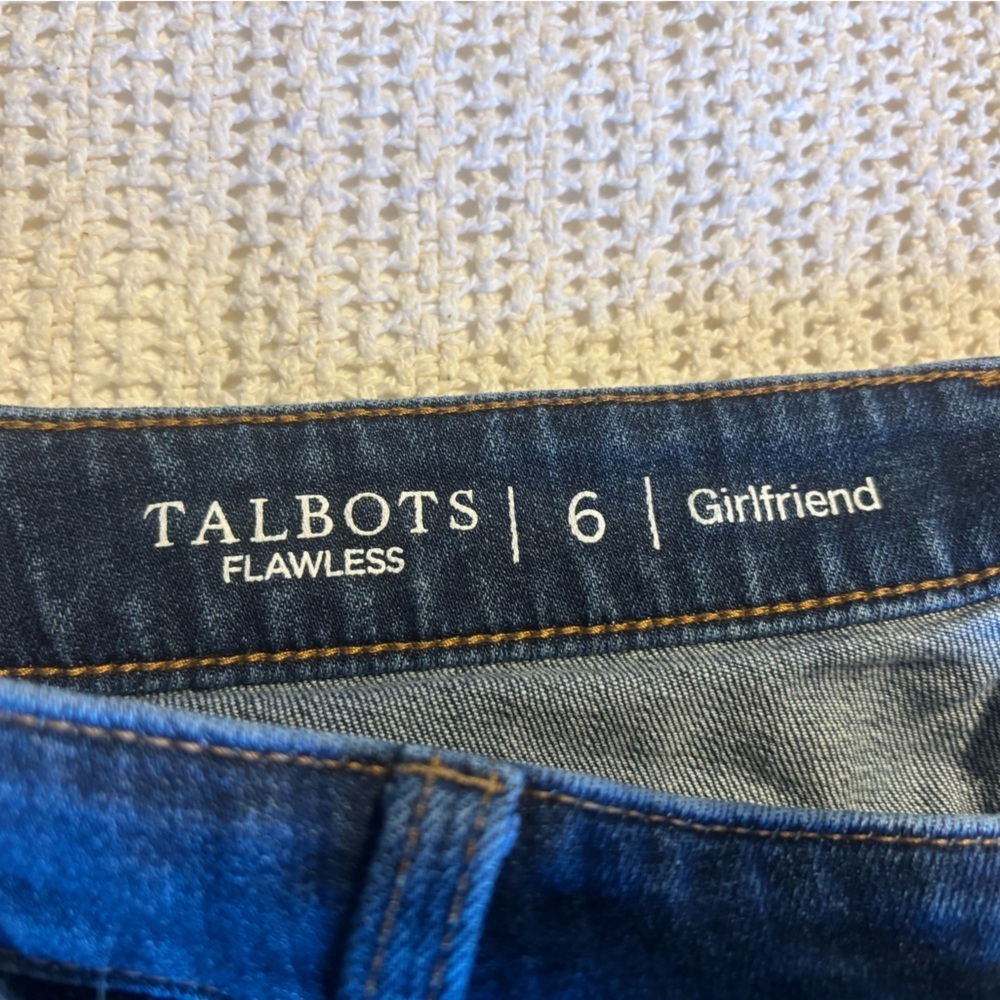 Talbots Flawless Girlfriend Jeans Straight Leg Women’s Sz 6 - Picture 6 of 7